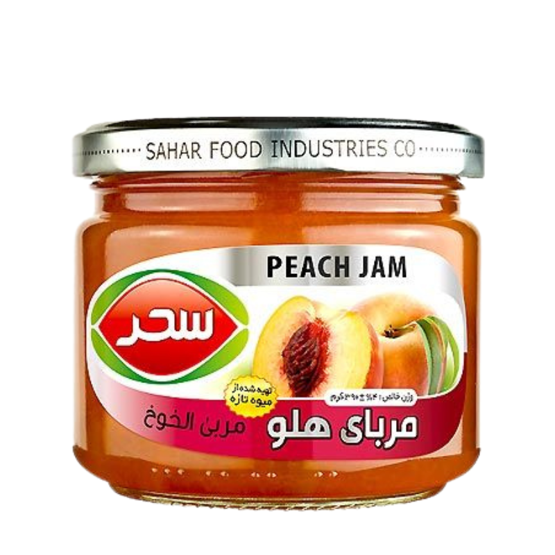 PEACH JAM(BOX) (SAHAR) 390g — Buy in Dubai and UAE