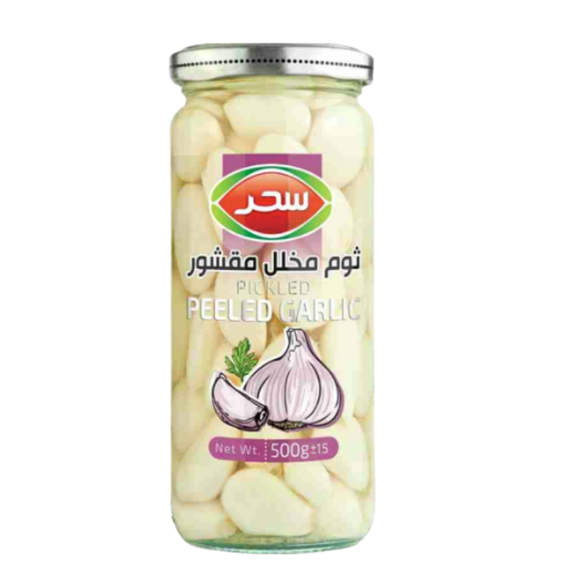 PICKLED PEELED GARLIC (SAHAR) 500g — Buy in Dubai and UAE