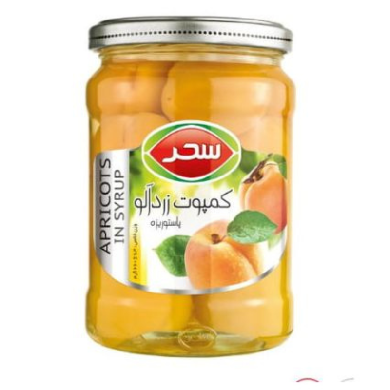 APRICOT COMPOTE IN SYRUP (SAHAR) 660g — Buy in Dubai and UAE