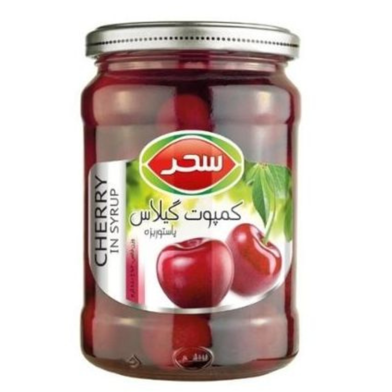 CHERRY COMPOTE IN SYRUP (SAHAR) 660g — Buy in Dubai and UAE
