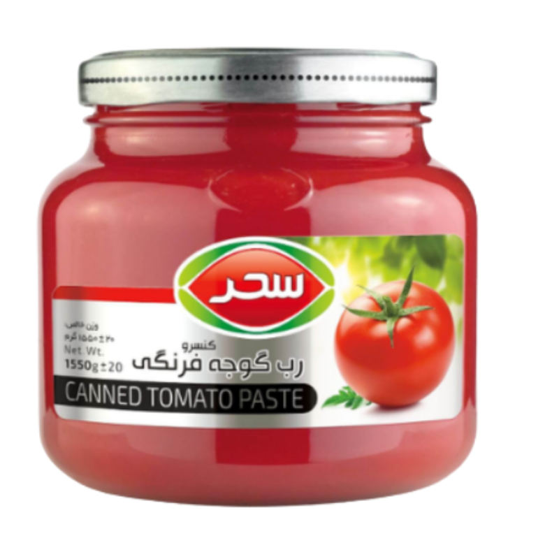 GLASS TOMATO PASTE (FAMILY SIZE) (SAHAR) 1550g — Buy in Dubai and UAE
