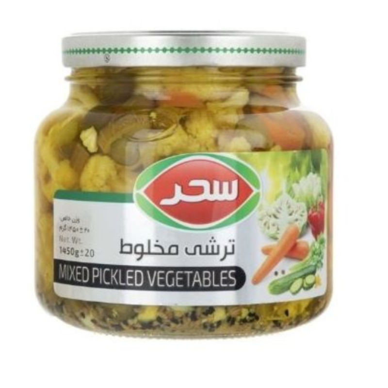 MIXED PICKLED VEGETABLES (FAMILY SIZE) (SAHAR) 1450g — Buy in Dubai and UAE